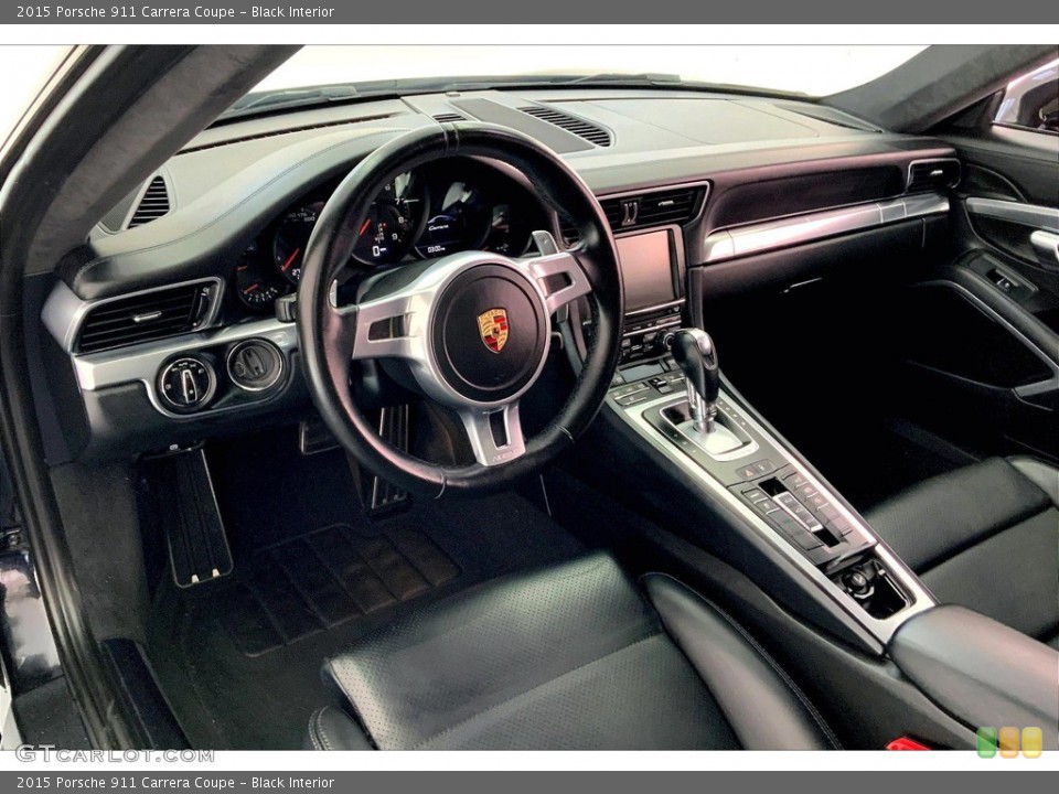 Black Interior Front Seat for the 2015 Porsche 911 Carrera Coupe #146378382