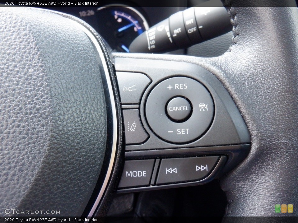 Black Interior Steering Wheel for the 2020 Toyota RAV4 XSE AWD Hybrid #146379771