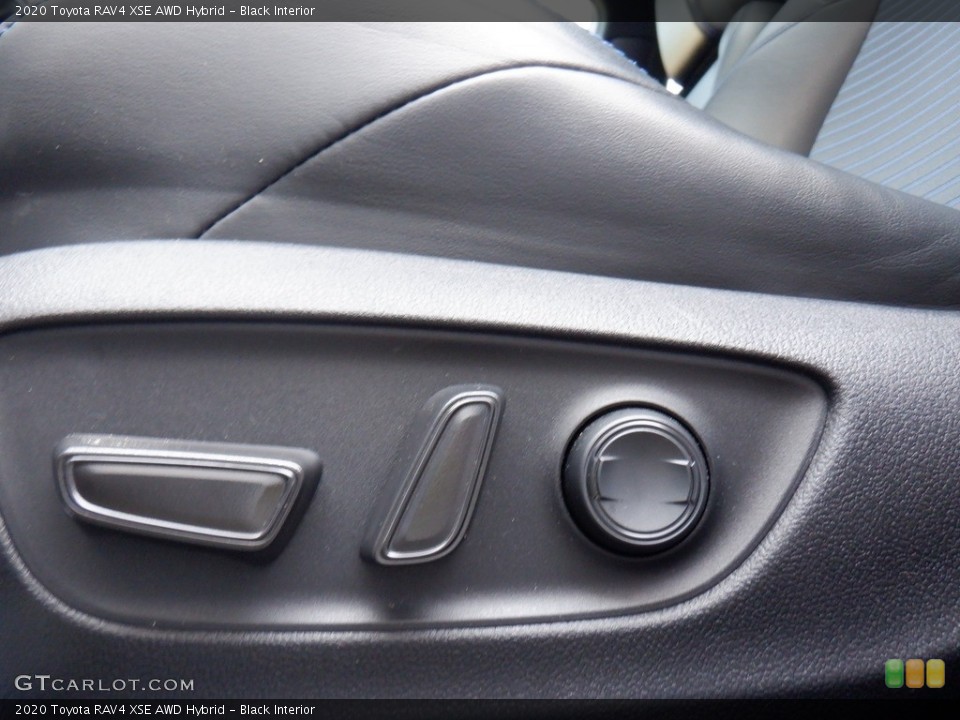 Black Interior Front Seat for the 2020 Toyota RAV4 XSE AWD Hybrid #146380116