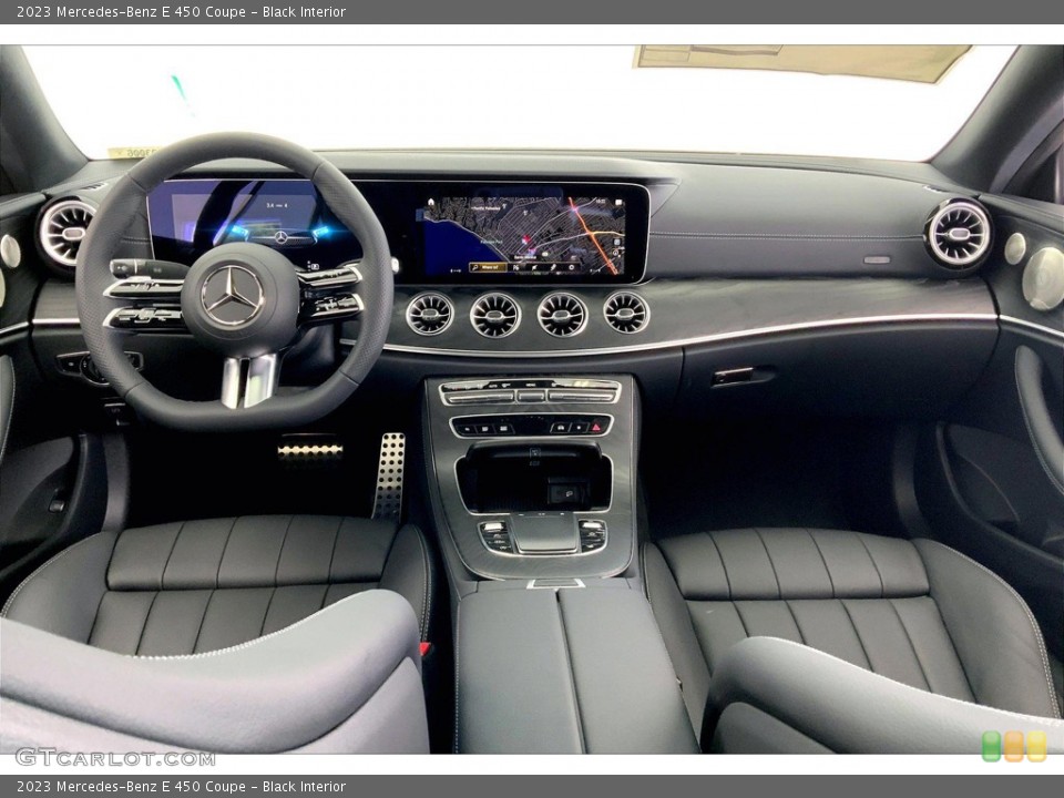 Black Interior Dashboard for the 2023 Mercedes-Benz E 450 Coupe #146380631