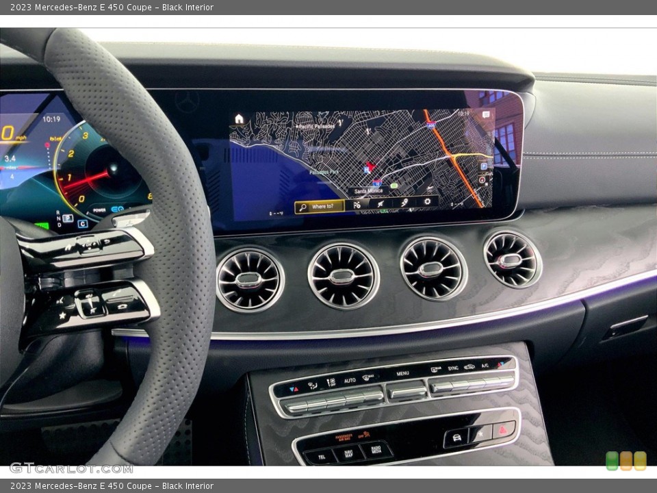 Black Interior Controls for the 2023 Mercedes-Benz E 450 Coupe #146380654