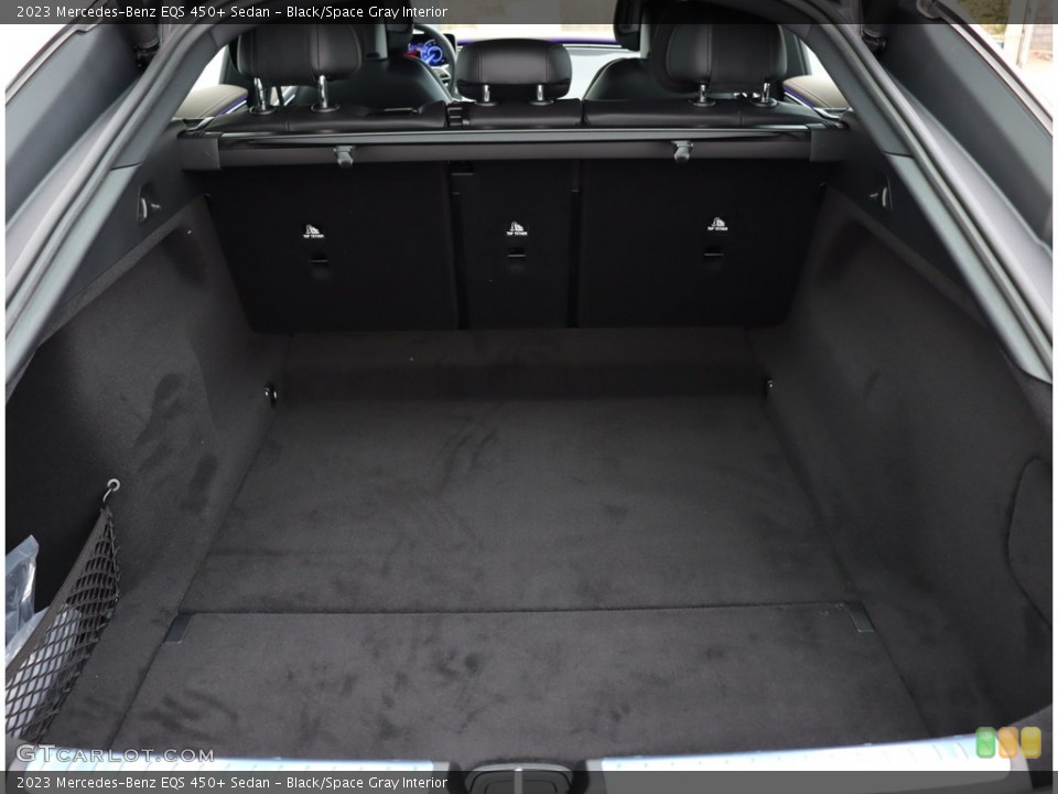 Black/Space Gray Interior Trunk for the 2023 Mercedes-Benz EQS 450+ Sedan #146381219