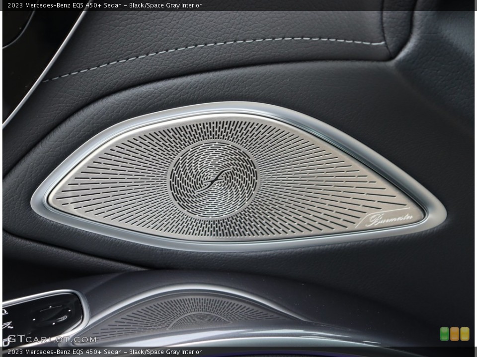 Black/Space Gray Interior Audio System for the 2023 Mercedes-Benz EQS 450+ Sedan #146381512