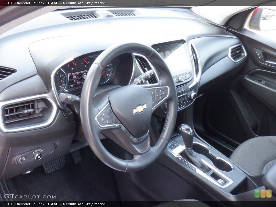 Medium Ash Gray Interior Dashboard for the 2018 Chevrolet Equinox LT AWD #146383242