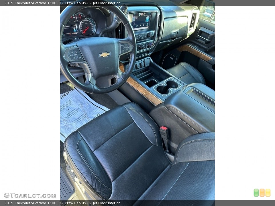 Jet Black Interior Front Seat for the 2015 Chevrolet Silverado 1500 LTZ Crew Cab 4x4 #146383394