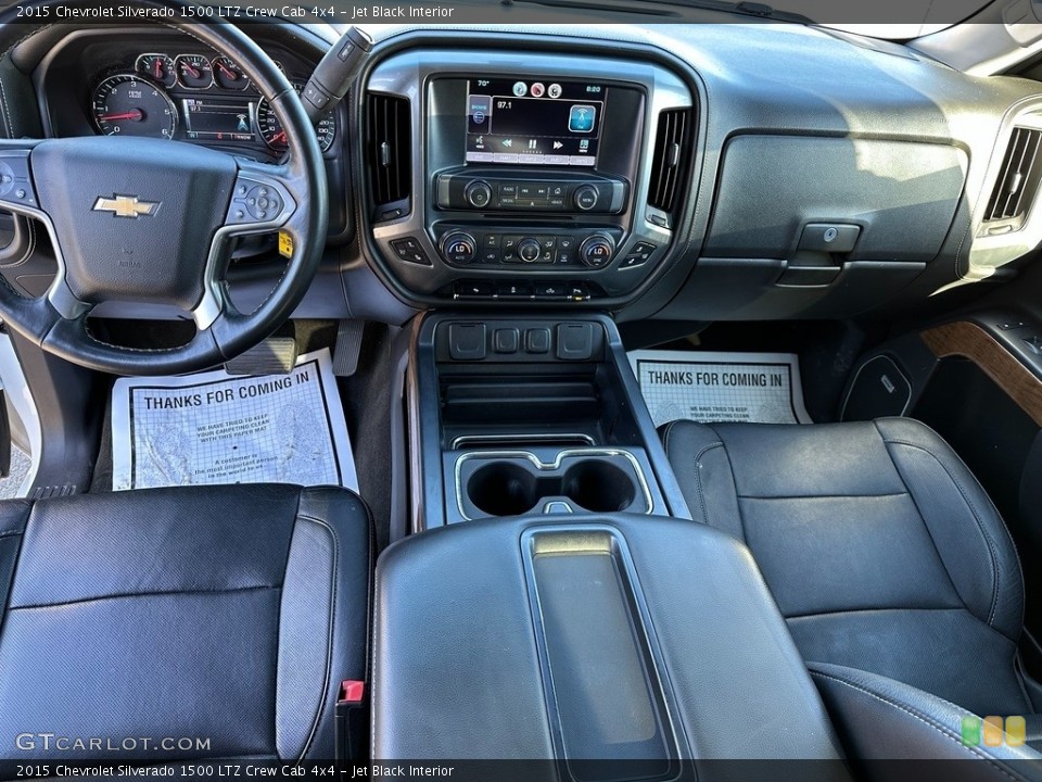 Jet Black Interior Dashboard for the 2015 Chevrolet Silverado 1500 LTZ Crew Cab 4x4 #146383417