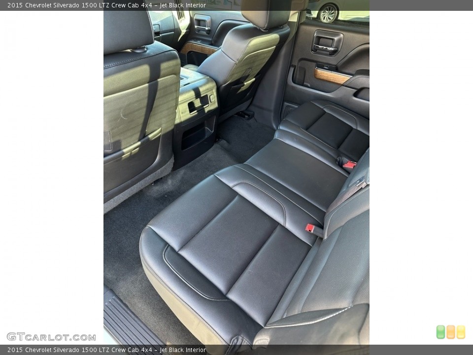 Jet Black Interior Rear Seat for the 2015 Chevrolet Silverado 1500 LTZ Crew Cab 4x4 #146383434
