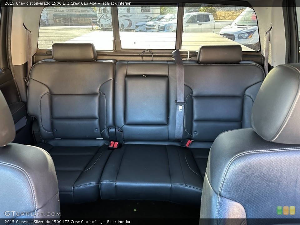 Jet Black Interior Rear Seat for the 2015 Chevrolet Silverado 1500 LTZ Crew Cab 4x4 #146383451