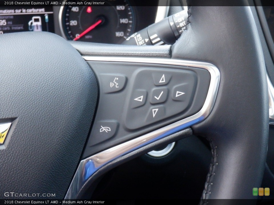 Medium Ash Gray Interior Steering Wheel for the 2018 Chevrolet Equinox LT AWD #146383478