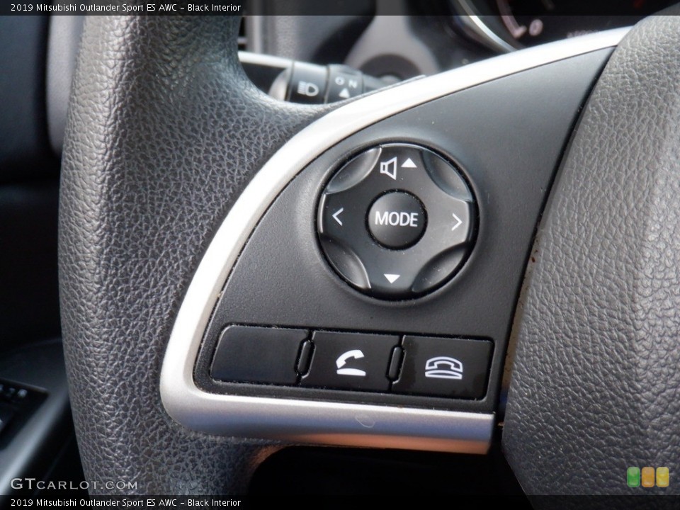 Black Interior Steering Wheel for the 2019 Mitsubishi Outlander Sport ES AWC #146383605