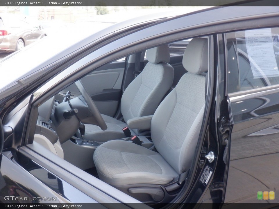 Gray 2016 Hyundai Accent Interiors
