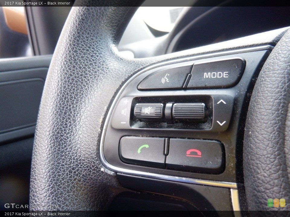 Black Interior Steering Wheel for the 2017 Kia Sportage LX #146384904