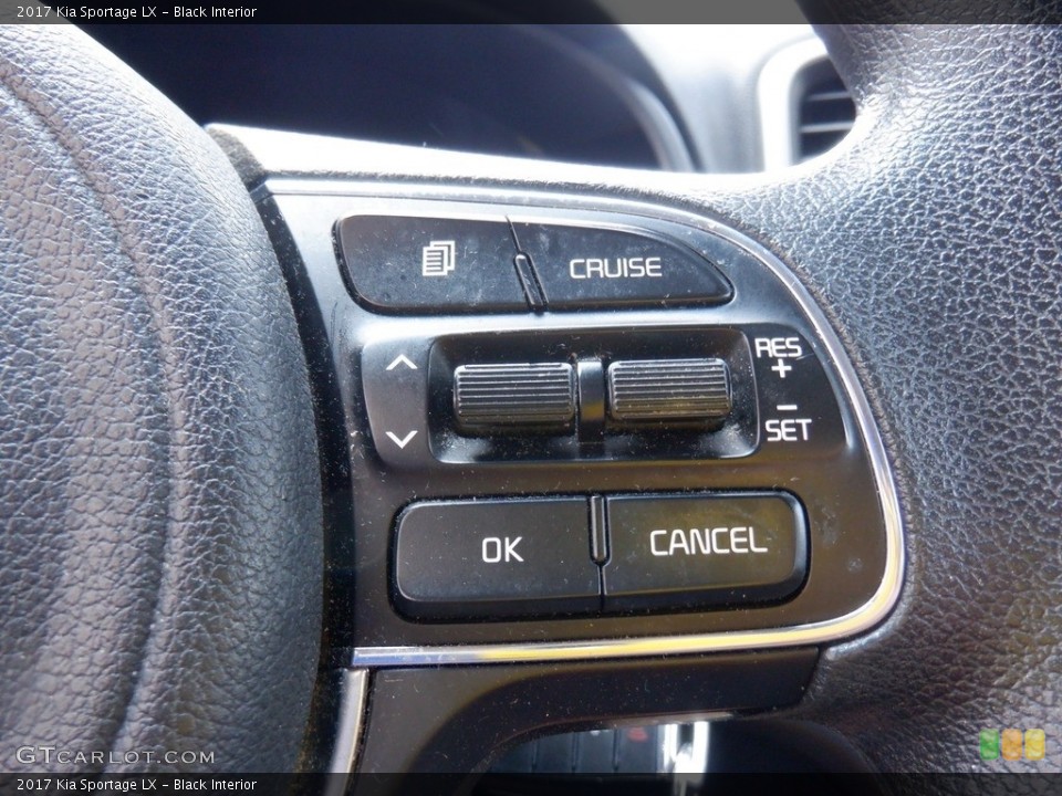 Black Interior Steering Wheel for the 2017 Kia Sportage LX #146384918