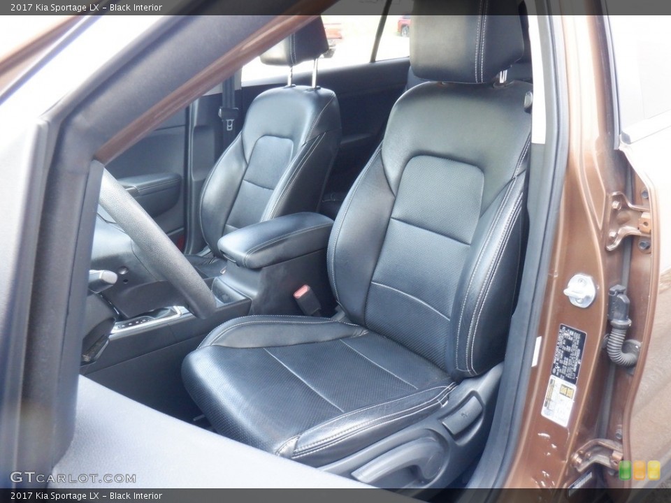 Black Interior Front Seat for the 2017 Kia Sportage LX #146385037