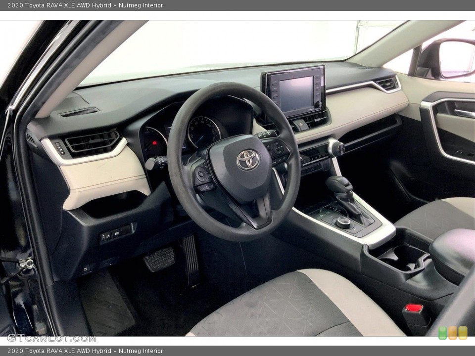 Nutmeg Interior Front Seat for the 2020 Toyota RAV4 XLE AWD Hybrid #146385813