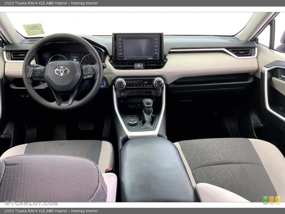 Nutmeg Interior Dashboard for the 2020 Toyota RAV4 XLE AWD Hybrid #146385822