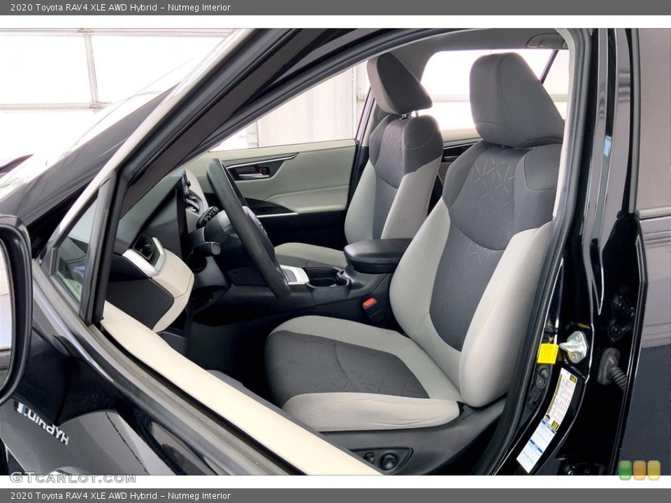 Nutmeg Interior Front Seat for the 2020 Toyota RAV4 XLE AWD Hybrid #146385849