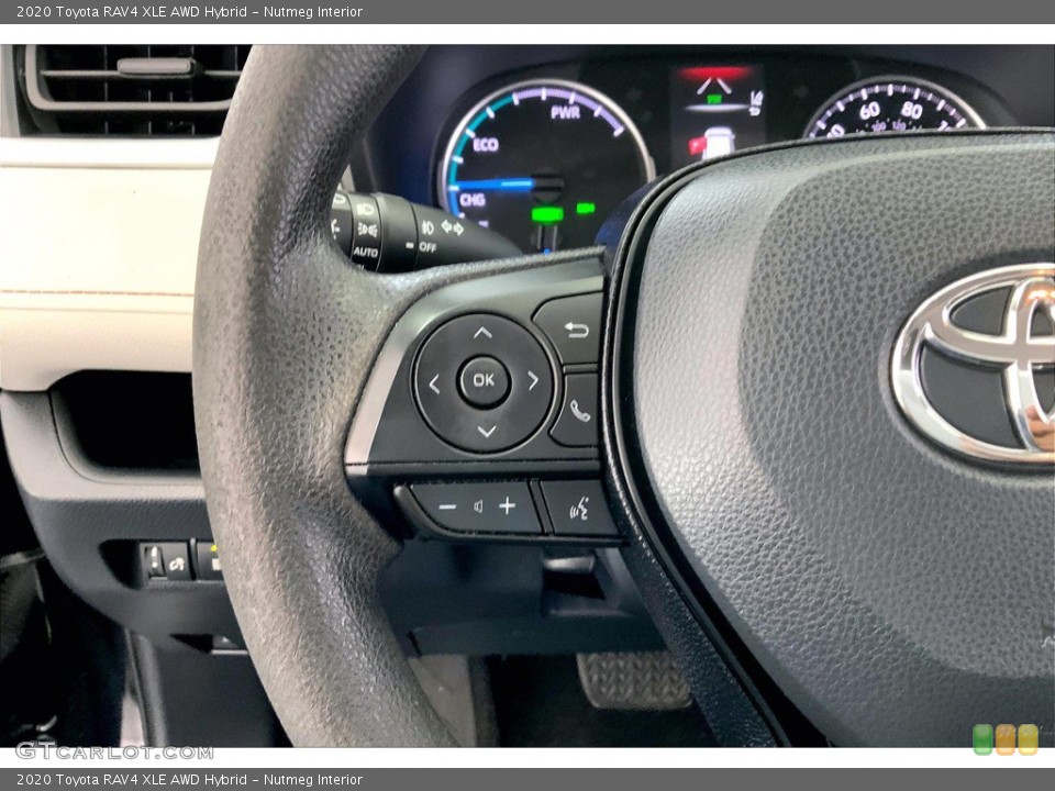 Nutmeg Interior Steering Wheel for the 2020 Toyota RAV4 XLE AWD Hybrid #146385877