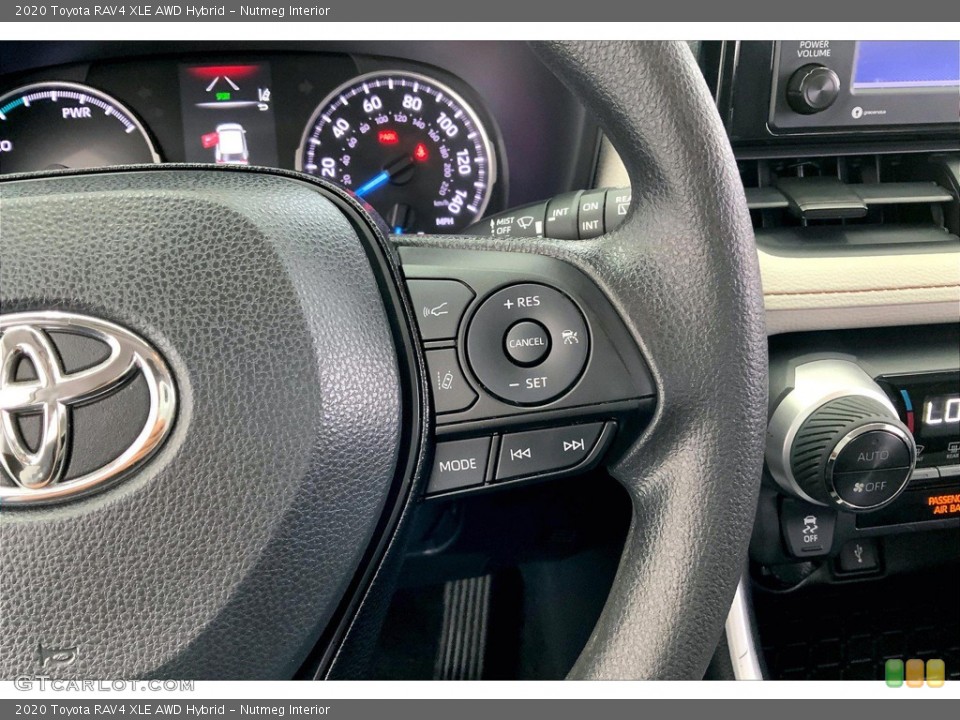 Nutmeg Interior Steering Wheel for the 2020 Toyota RAV4 XLE AWD Hybrid #146385886