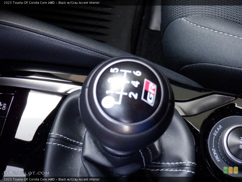 Black w/Gray Accent Interior Transmission for the 2023 Toyota GR Corolla Core AWD #146386056