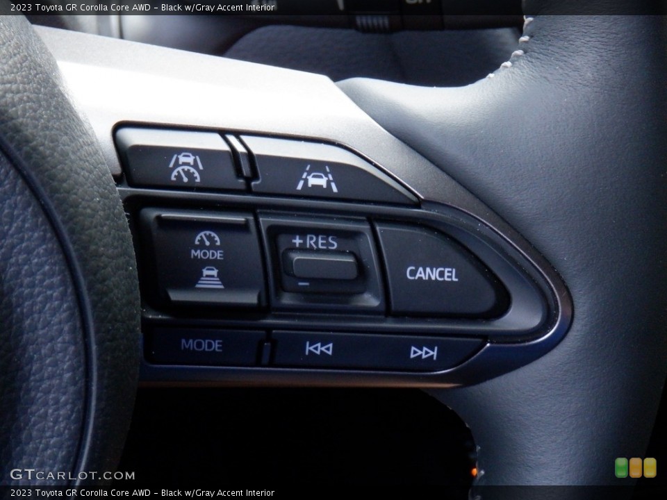 Black w/Gray Accent 2023 Toyota GR Corolla Interiors