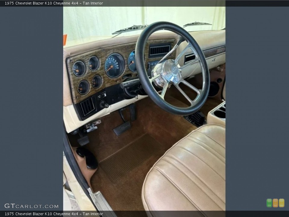 Tan 1975 Chevrolet Blazer Interiors