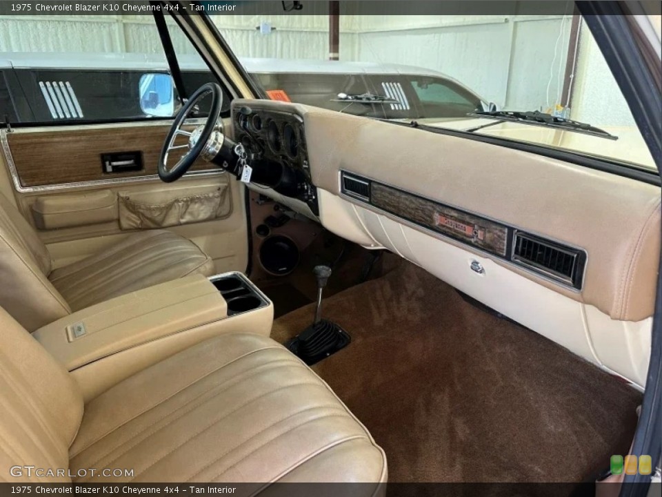Tan Interior Photo for the 1975 Chevrolet Blazer K10 Cheyenne 4x4 #146387289