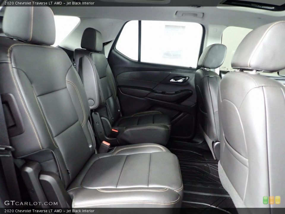 Jet Black Interior Rear Seat for the 2020 Chevrolet Traverse LT AWD #146388535