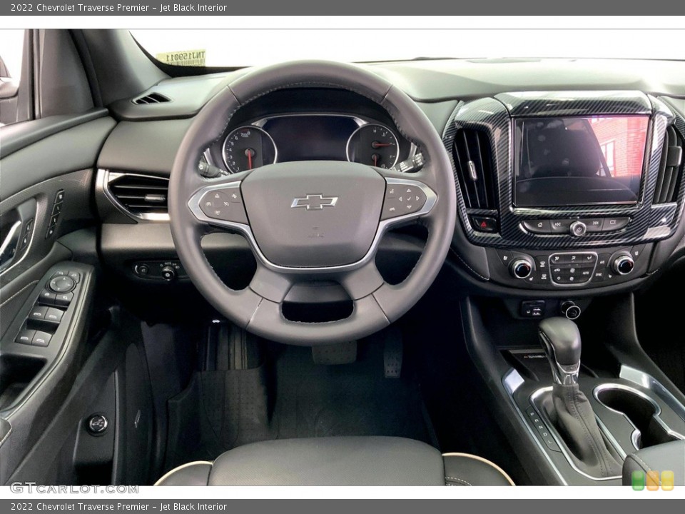 Jet Black Interior Dashboard for the 2022 Chevrolet Traverse Premier #146388572