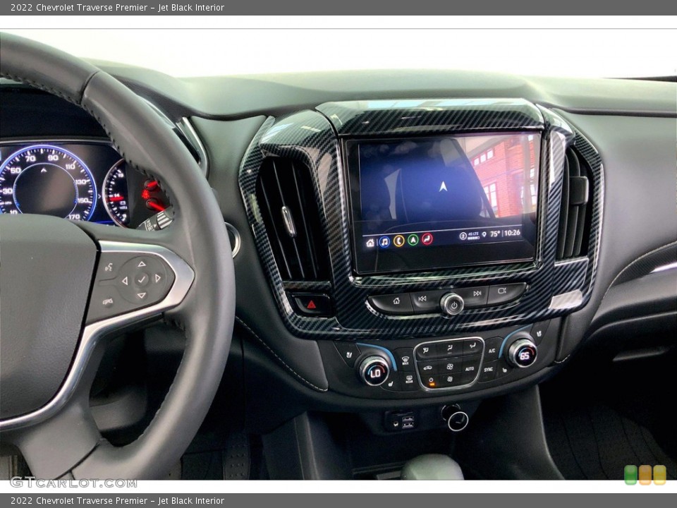 Jet Black Interior Controls for the 2022 Chevrolet Traverse Premier #146388592