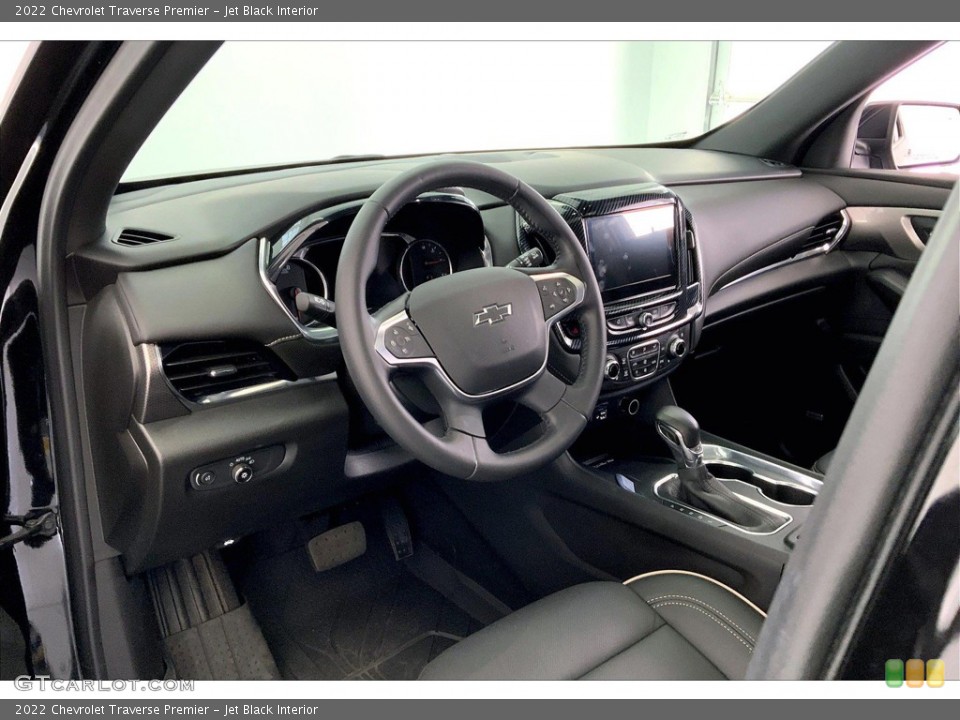 Jet Black Interior Front Seat for the 2022 Chevrolet Traverse Premier #146388797