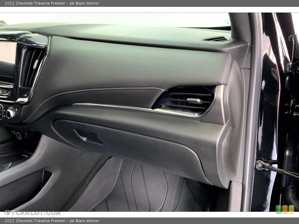 Jet Black Interior Dashboard for the 2022 Chevrolet Traverse Premier #146388845