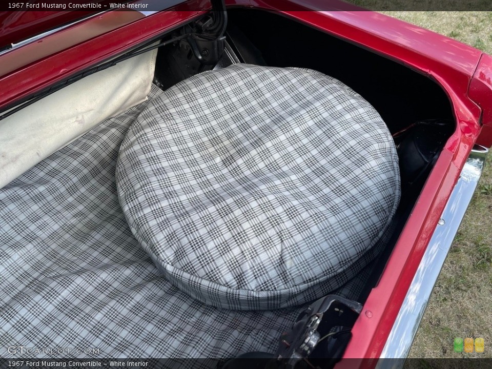 White Interior Trunk for the 1967 Ford Mustang Convertible #146388886