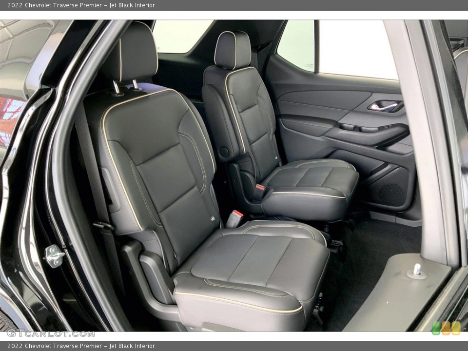 Jet Black Interior Rear Seat for the 2022 Chevrolet Traverse Premier #146388916