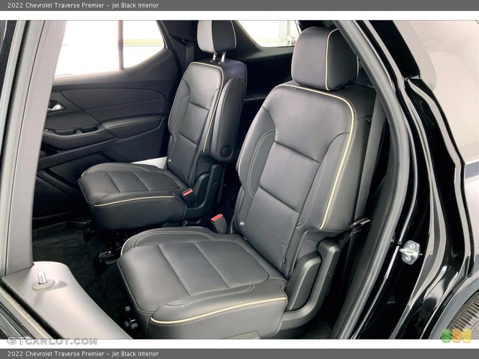 Jet Black Interior Rear Seat for the 2022 Chevrolet Traverse Premier #146388940