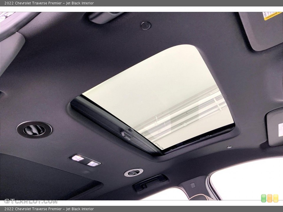 Jet Black Interior Sunroof for the 2022 Chevrolet Traverse Premier #146389058