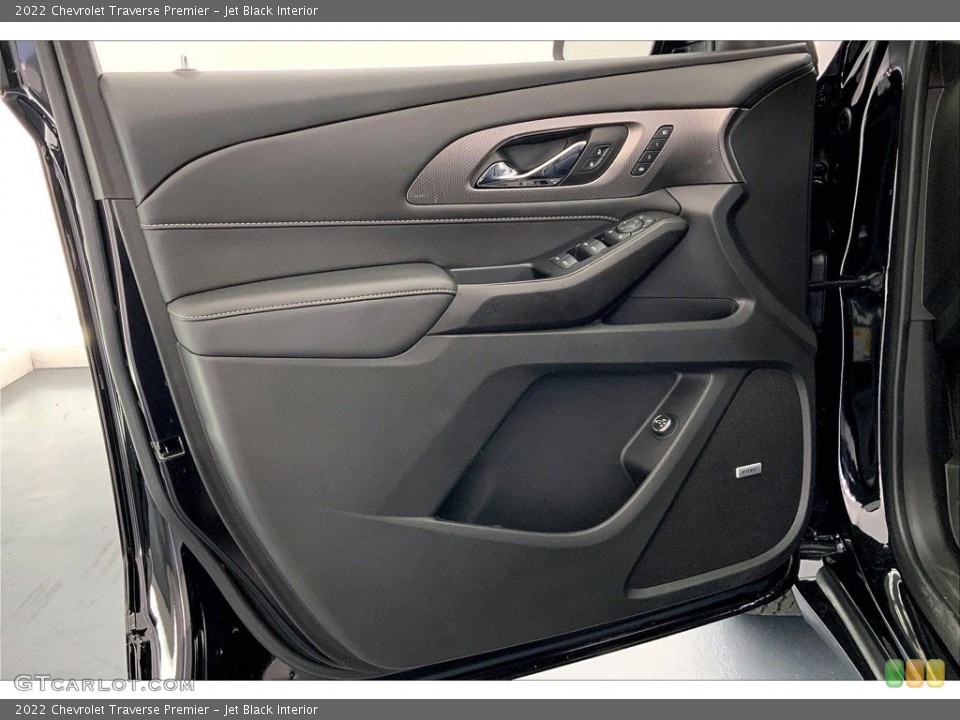 Jet Black Interior Door Panel for the 2022 Chevrolet Traverse Premier #146389082