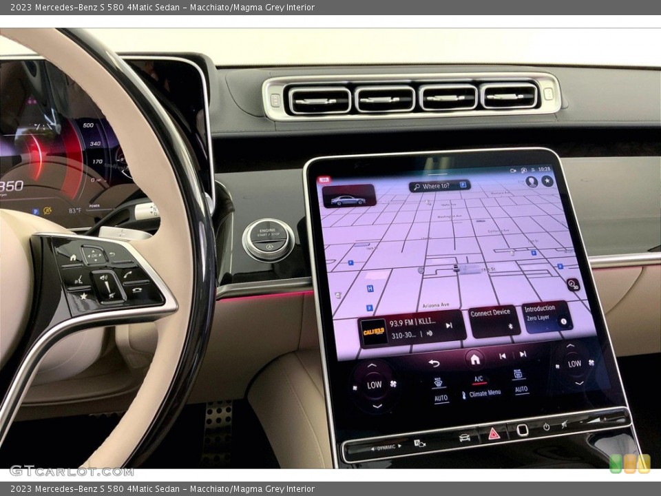 Macchiato/Magma Grey Interior Controls for the 2023 Mercedes-Benz S 580 4Matic Sedan #146390430