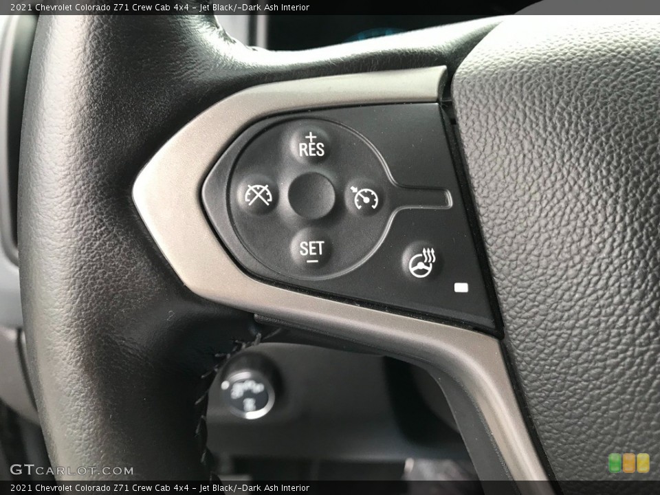 Jet Black/­Dark Ash Interior Steering Wheel for the 2021 Chevrolet Colorado Z71 Crew Cab 4x4 #146391116