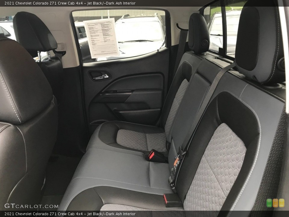 Jet Black/­Dark Ash Interior Rear Seat for the 2021 Chevrolet Colorado Z71 Crew Cab 4x4 #146391194