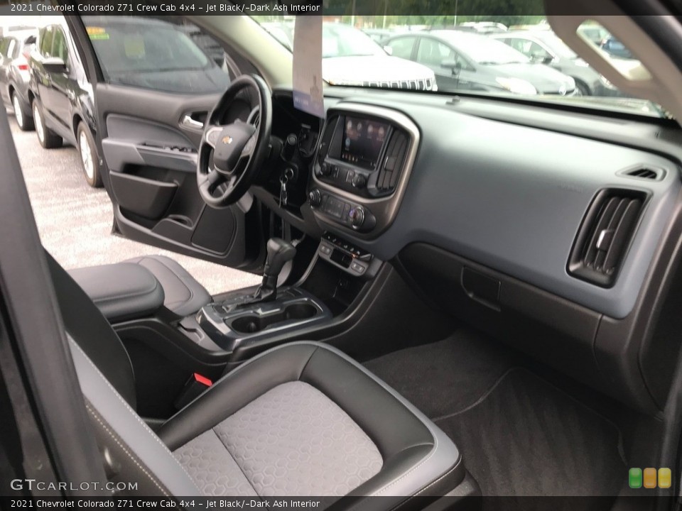 Jet Black/­Dark Ash Interior Front Seat for the 2021 Chevrolet Colorado Z71 Crew Cab 4x4 #146391215