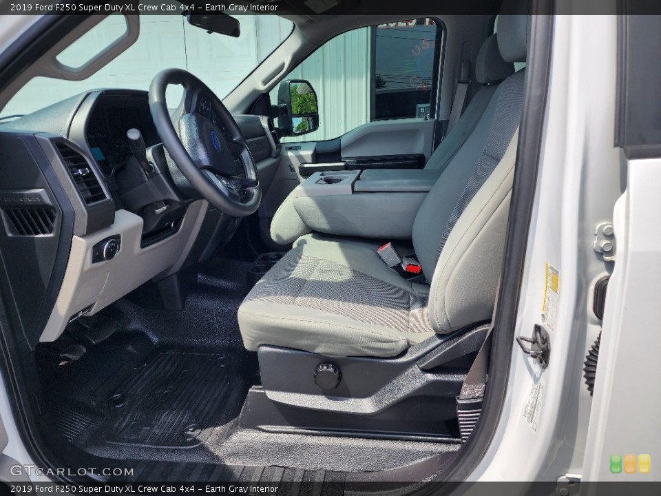 Earth Gray Interior Front Seat for the 2019 Ford F250 Super Duty XL Crew Cab 4x4 #146392004