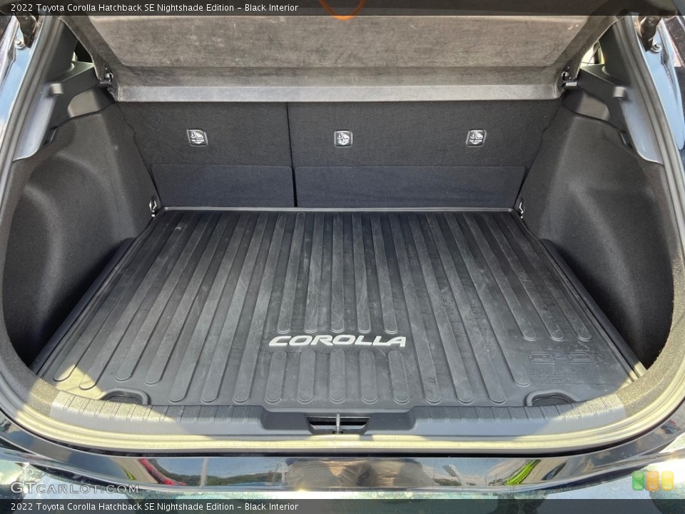 Black Interior Trunk for the 2022 Toyota Corolla Hatchback SE Nightshade Edition #146392115