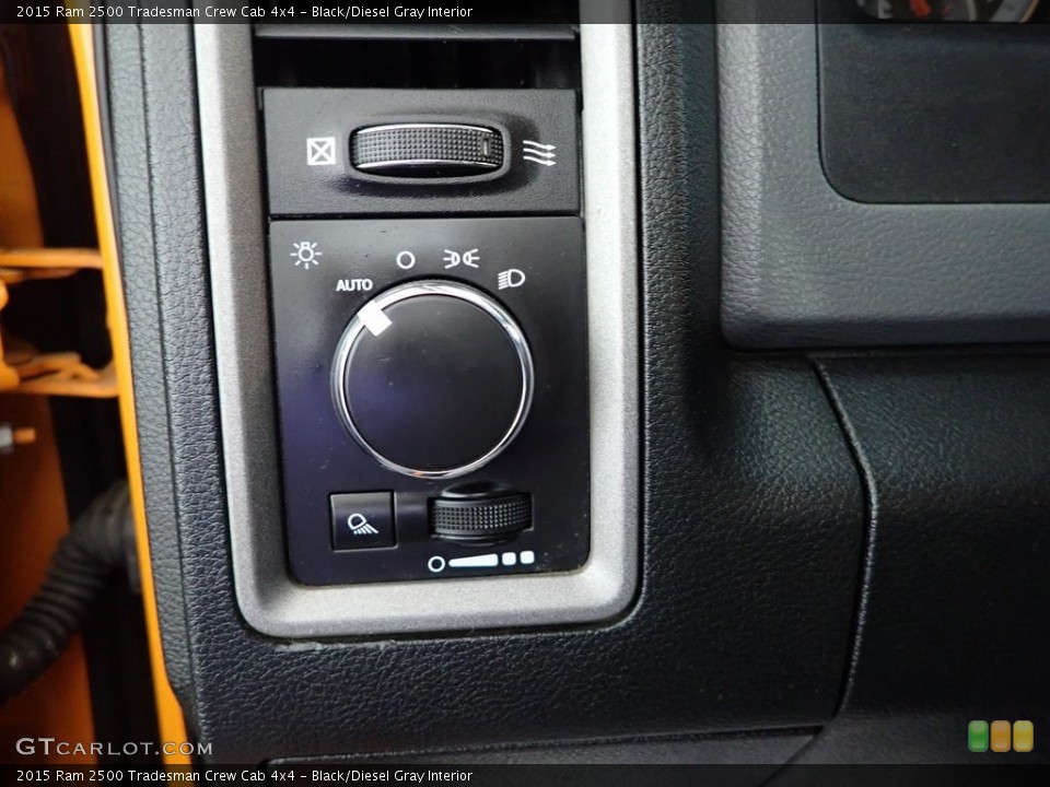 Black/Diesel Gray Interior Controls for the 2015 Ram 2500 Tradesman Crew Cab 4x4 #146392165