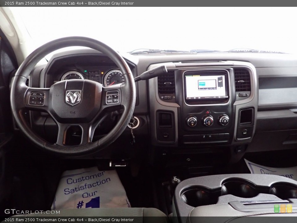 Black/Diesel Gray Interior Dashboard for the 2015 Ram 2500 Tradesman Crew Cab 4x4 #146392278