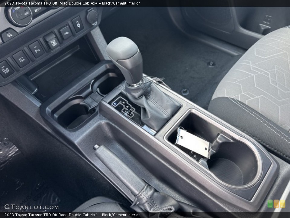 Black/Cement Interior Transmission for the 2023 Toyota Tacoma TRD Off Road Double Cab 4x4 #146392892