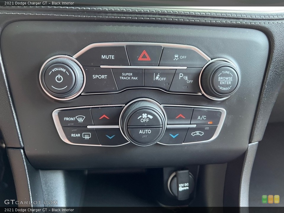 Black Interior Controls for the 2021 Dodge Charger GT #146392907