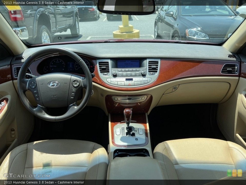 Cashmere Interior Dashboard for the 2013 Hyundai Genesis 3.8 Sedan #146393342