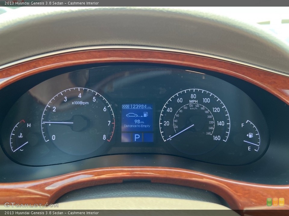 Cashmere Interior Gauges for the 2013 Hyundai Genesis 3.8 Sedan #146393372