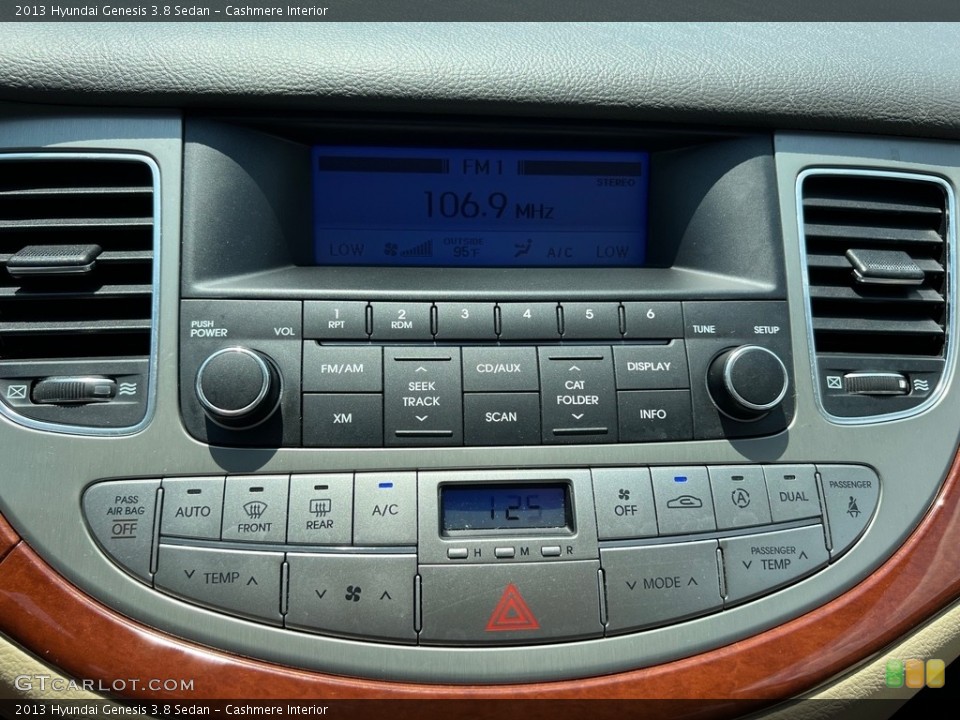 Cashmere Interior Controls for the 2013 Hyundai Genesis 3.8 Sedan #146393384